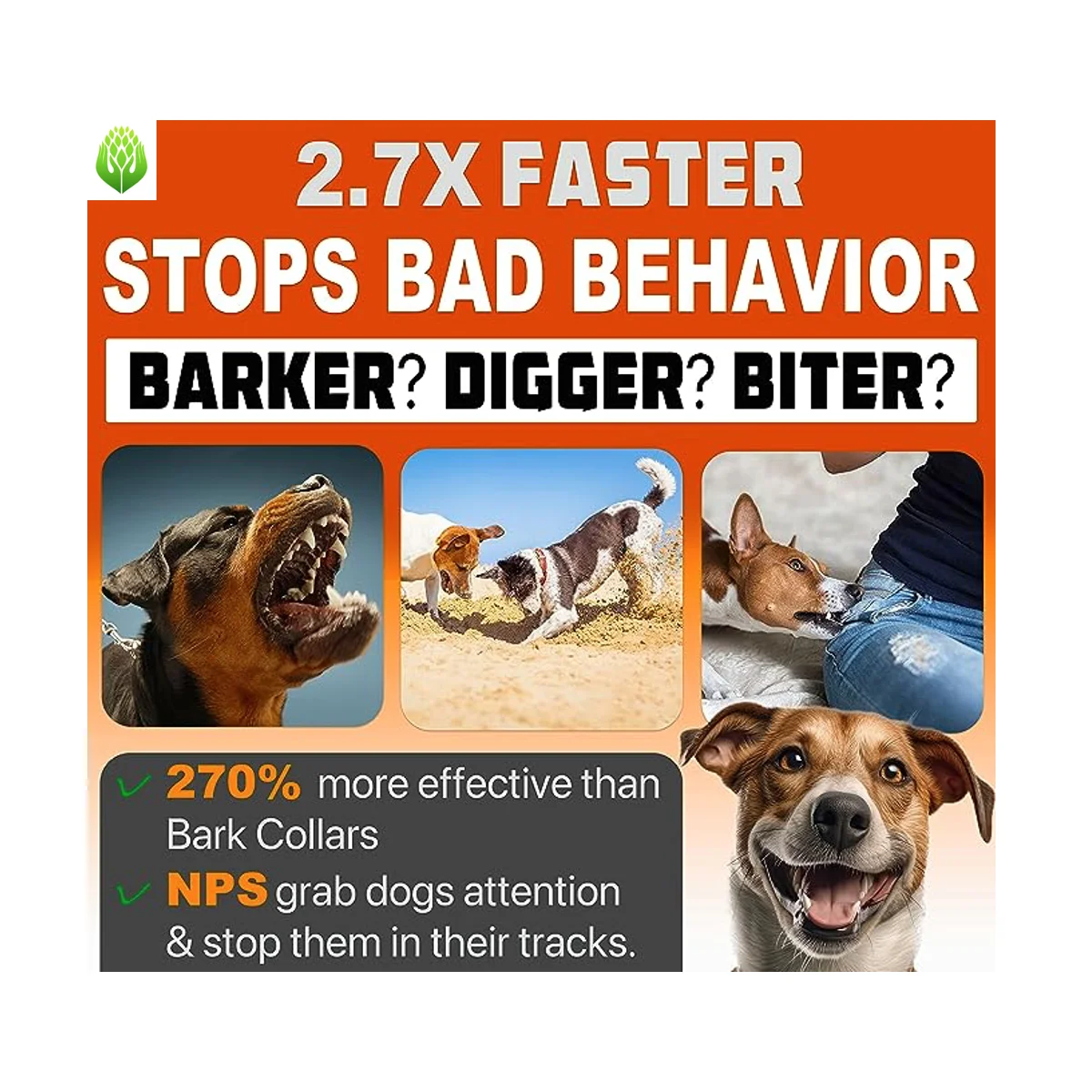 Dog Bark Deterrent Device Pet Corrector,Best Alternative To Anti Bark