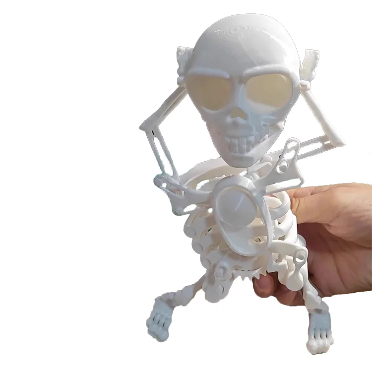 Tiktok Halloween Multicolor Cute Dancing Skeleton Toys 3d Printed