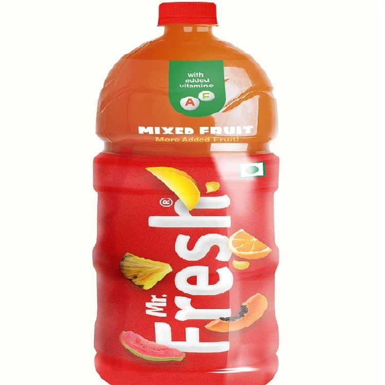 Pure Mr. Fresh Mixed Fruit Drink 2 Liter Bottles Sugar Free Mix Fruit Best Quality Soft Drink