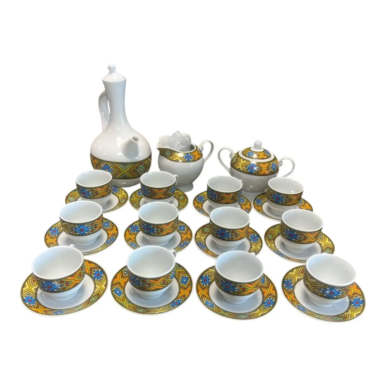 Ethiopian Coffee Set 41-Piece