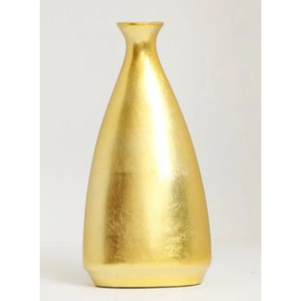 Wholesale Gold Metal Tall Floor Vase With Modern Luxury Design For Luxury Hotels Decoration And