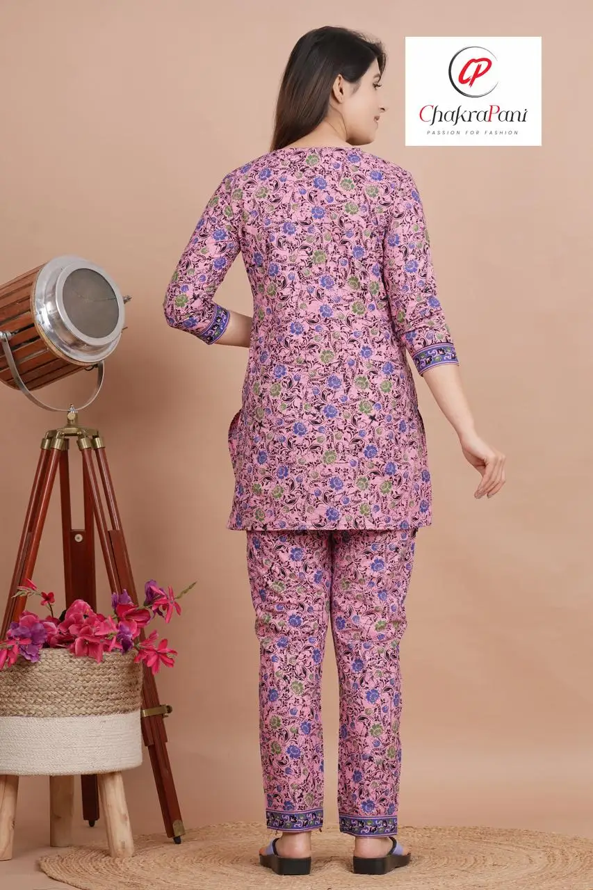 Top Sell 2024 Night Suit With Printed Designed Pure Cotton Fabric Made