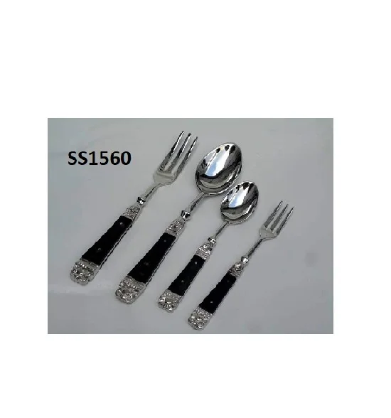 High Quality Stainless Steel Silver Color Cutlery Set Customized Color ...