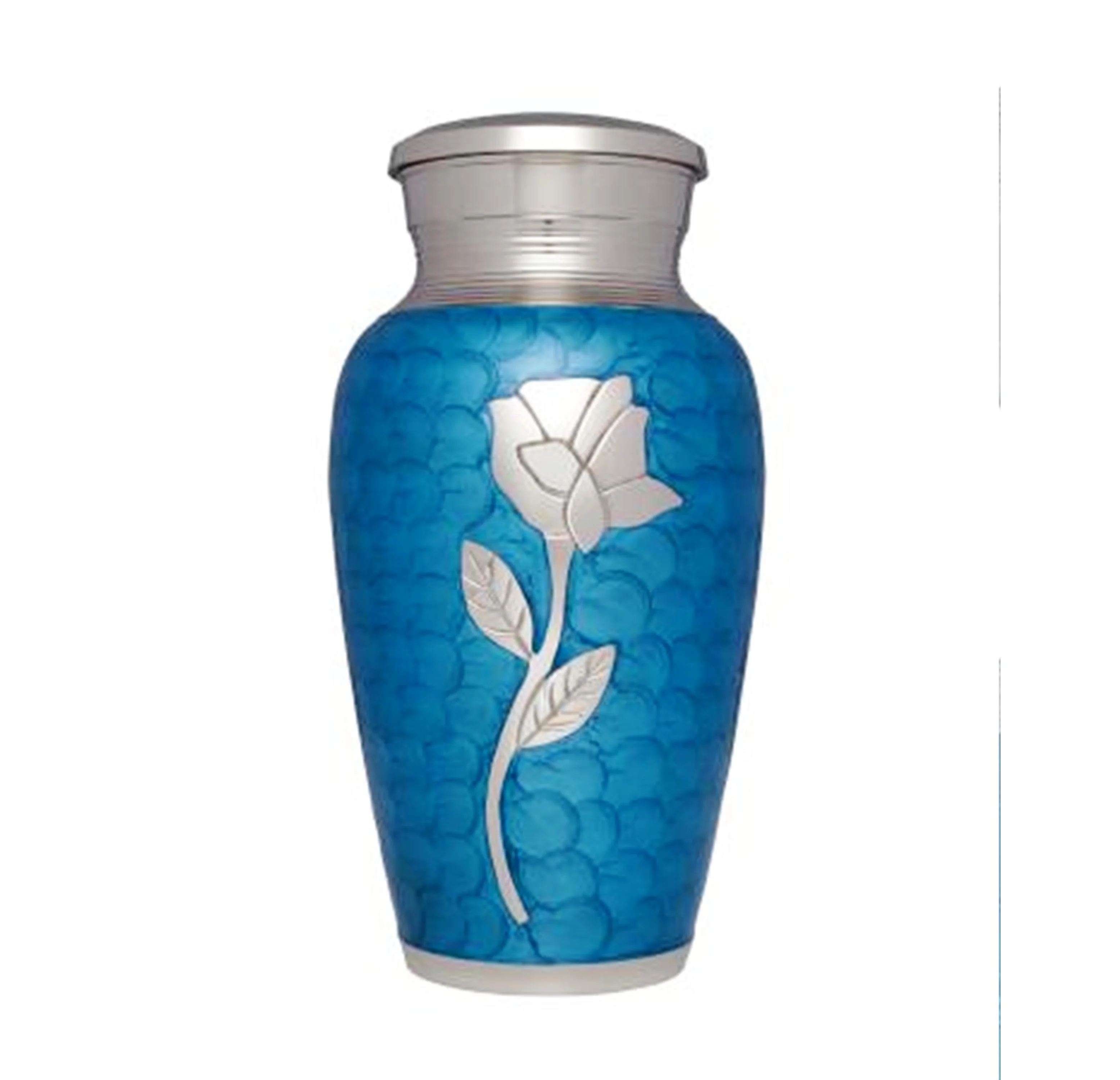 Blue Rose Funeral Urn By Liliane Memorials Cremation Urn For Cremation ...