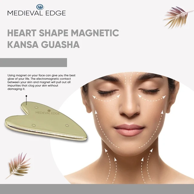 Gua Sha Stone Bronze Kansa Gua Sha Magic Face Gua Sha