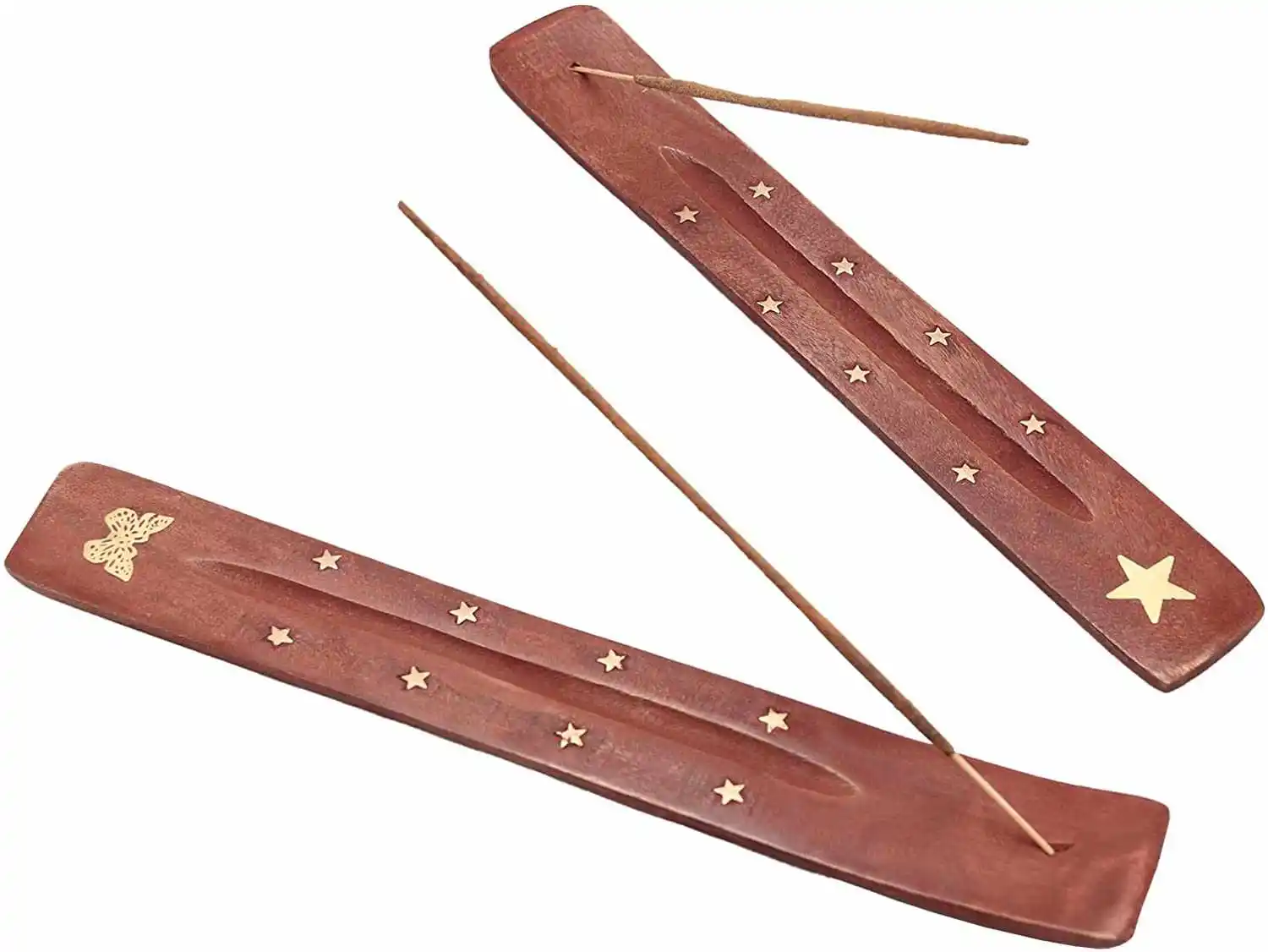 Elux Wood Carver Sheesham Wood Incense Stick Holder Cum Dhoop Holder Agarbatti Box Home Fragnace