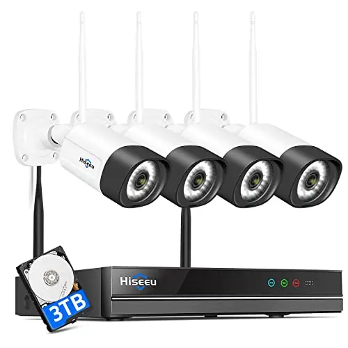 Hiseeu WiFi Security Camera System