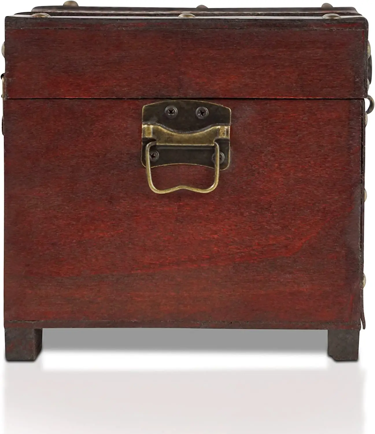 Pirate Treasure Chest Storage Box Miami 11x6.7x6.3 Durable Wooden