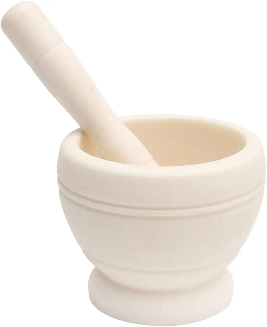 Matoen Resin Pestle & Mortar Set Garlic Herb Spice Mixing Grinder Crusher Kitchen Bowl Smashing Tools