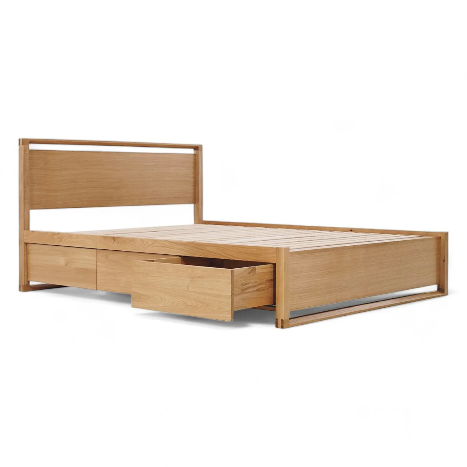 Modern King Size And Queen Size Teak Wood Beds For Home Bedroom ...