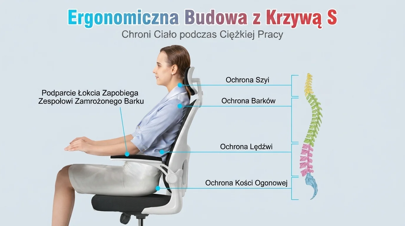 Podłokietniki ergonomiczne