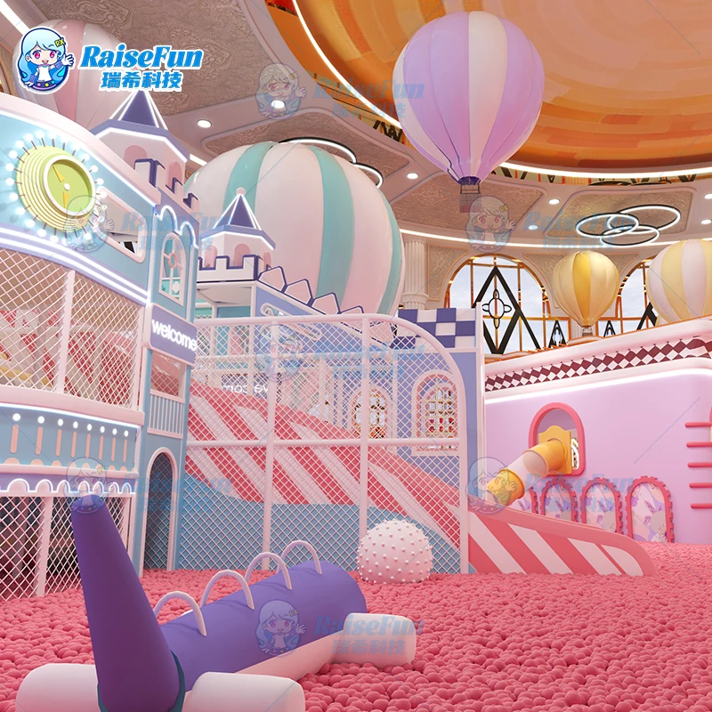 product raisefun whole sale factory price solf playground indoor playground equipment for kids for sale-5