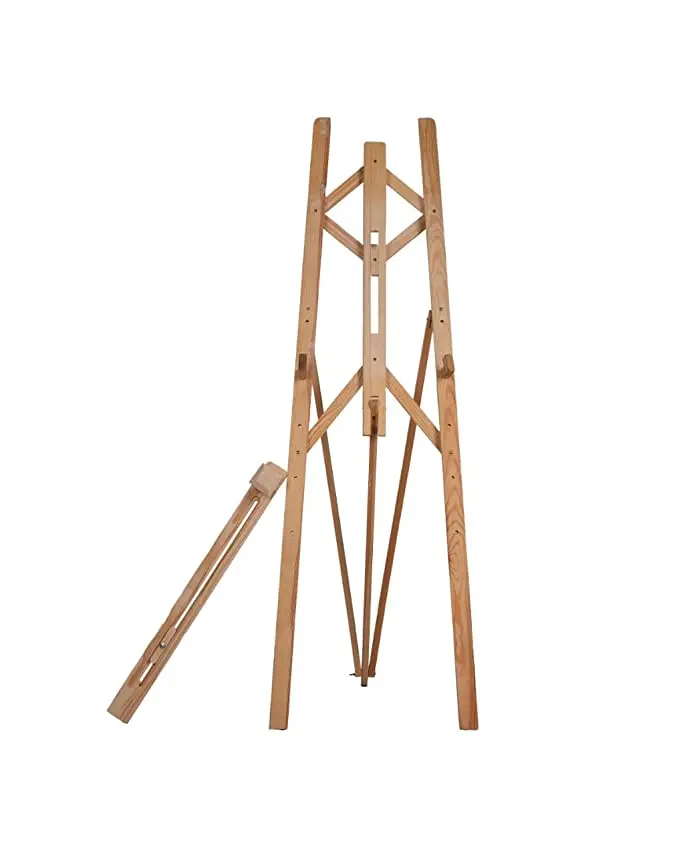 Wooden Tripod Canvas Painting Stand 5 Feet Foldable Height Adjustable