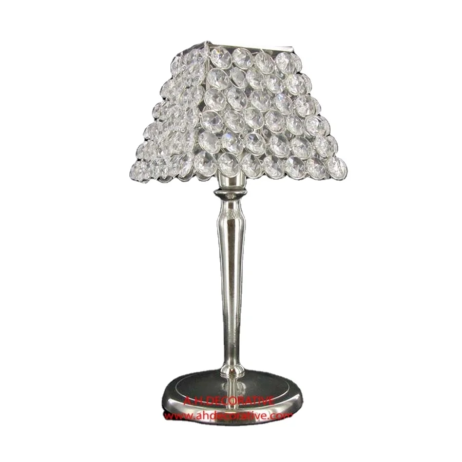 New Luxury High Quality Decorating Lamp Shaped Crystal & Aluminum