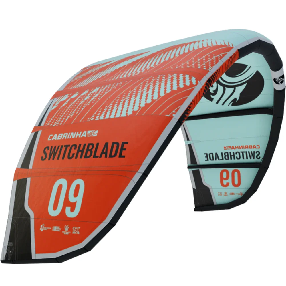 Hot Cabrinha Switchblade 12m Orange Kite For Kiteboarding & Kitesurfing