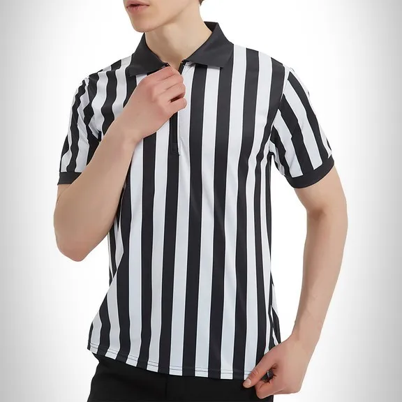 Sublimation Soccer Referee Shirt Football Referee Jersey Short Sleeve