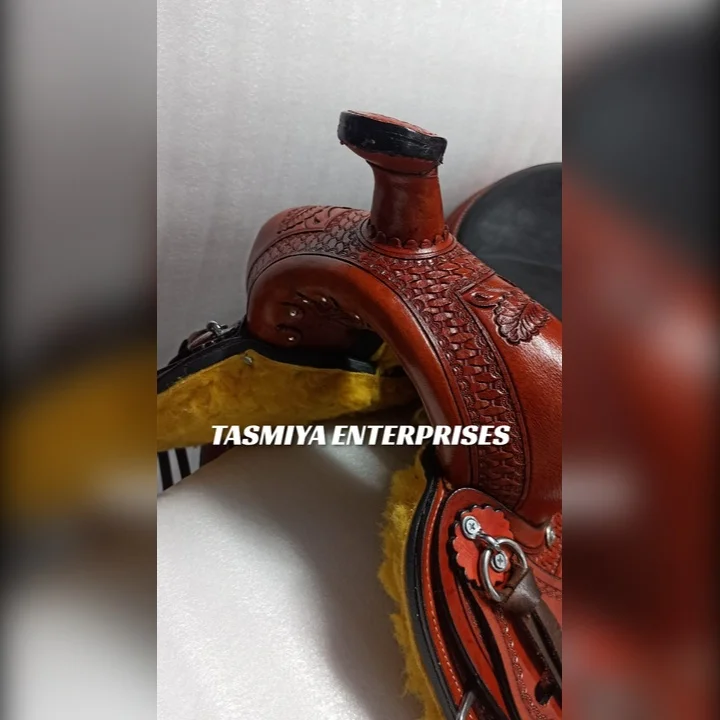 High Quality Heavy Duty Horse Saddles Leather Western Horse Saddle With