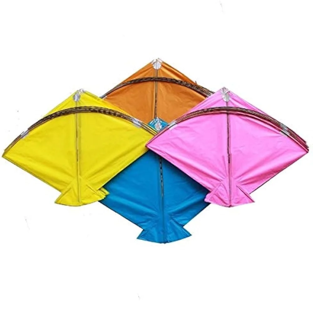 Traditional Paper Kite Patang Large Size,Multi Color Indian Hand Craft ...