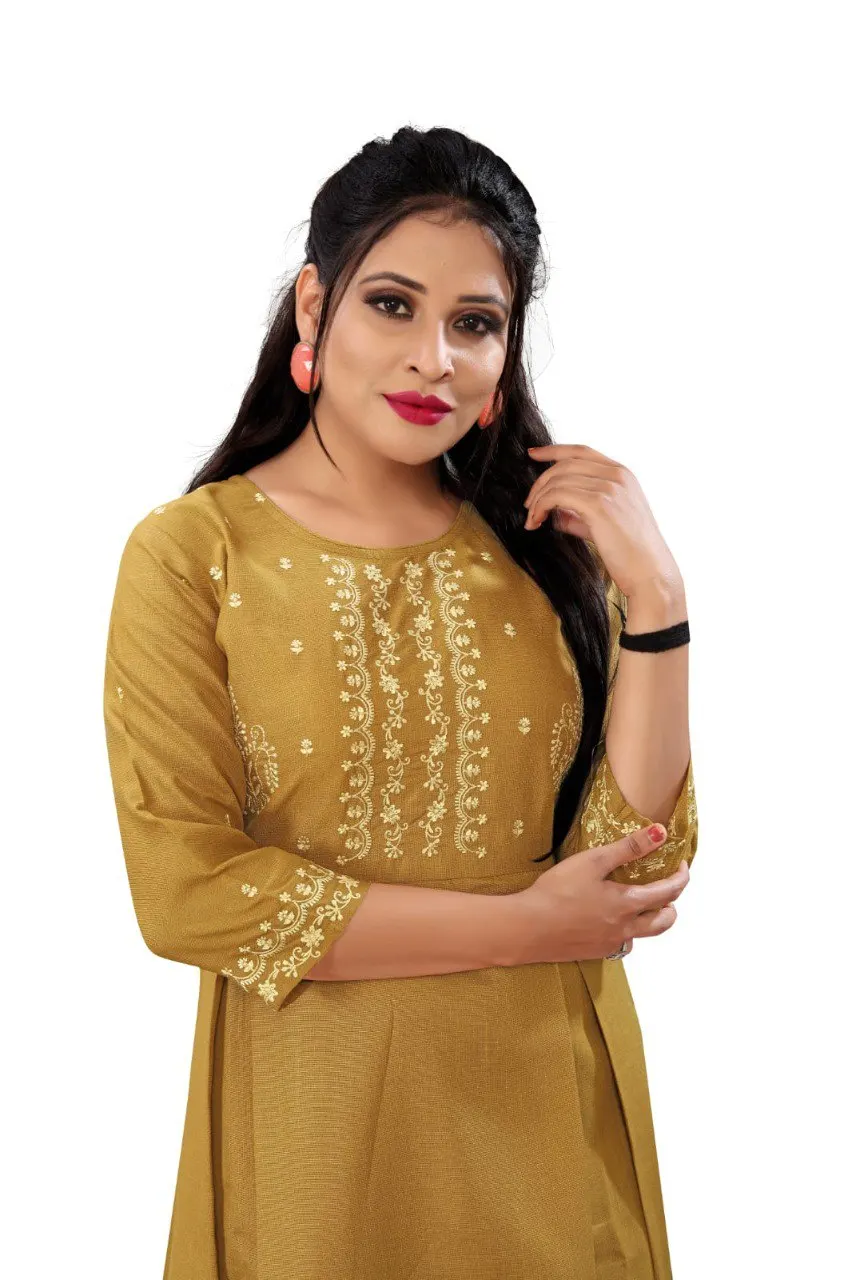 Traditional Wear Anarkali Kurtis Women Ethnic Wear Pure Cotton Kurti