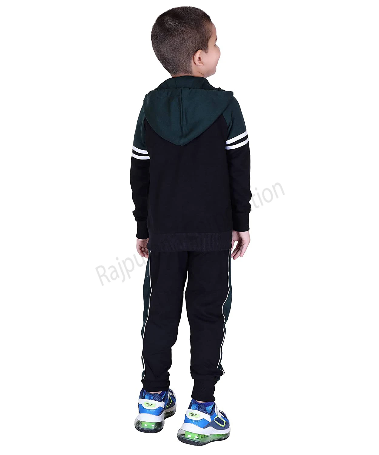 Boys Winter Fleece Hooded Tracksuit – Sports Style Sweatshirt & Jogger Set main image 0