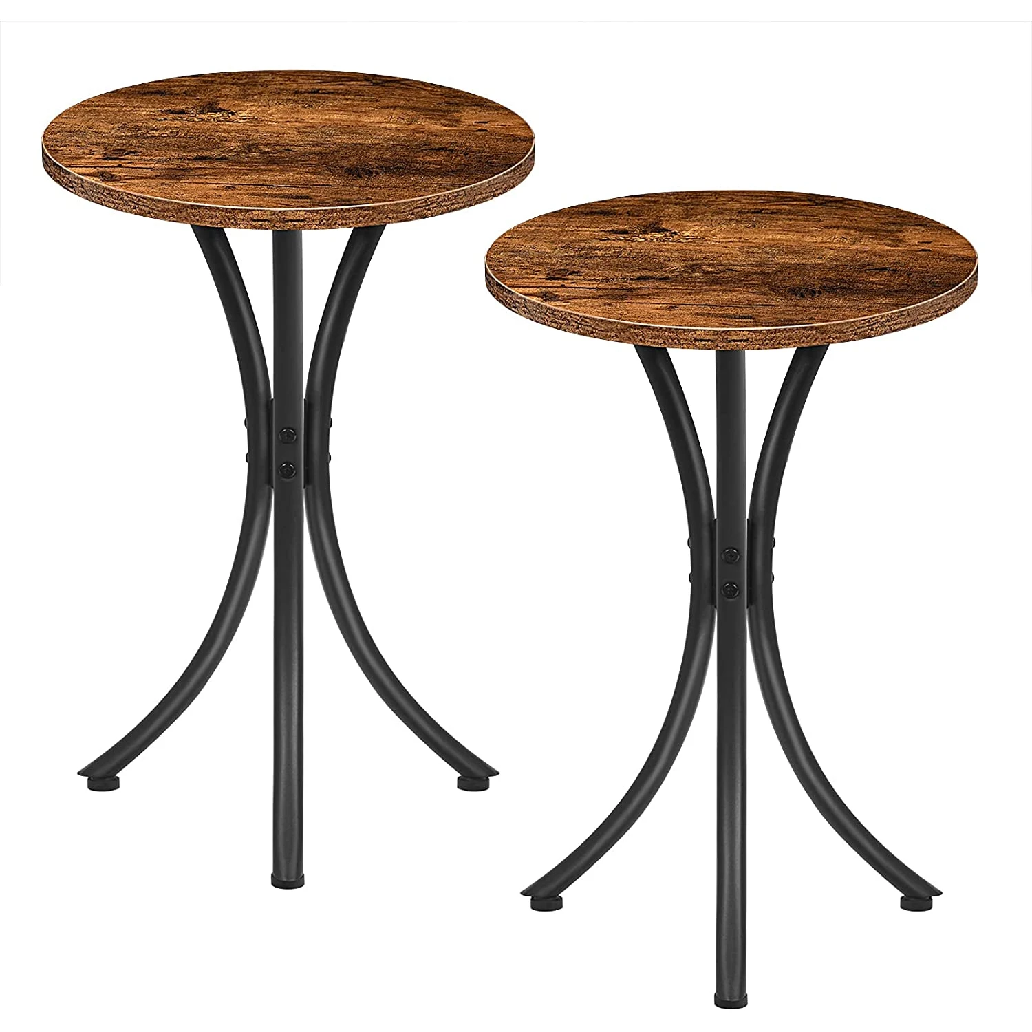 Midnight Classic 3tier Round Wooden Side Table Black Wood Antique Designer Side Table Luxury