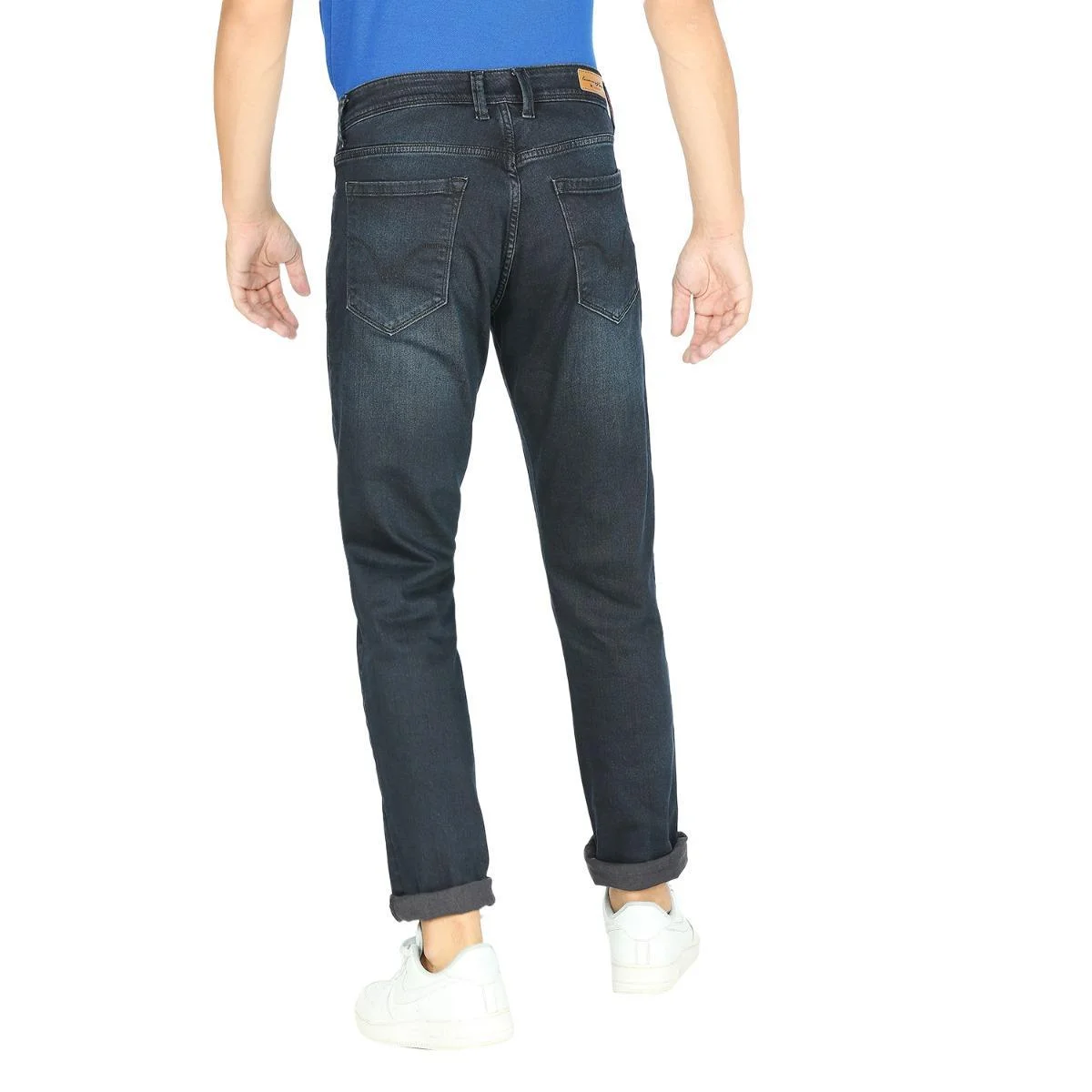 Branded Mens Fashion Designer Blank Light Blue Denim Jeans For Men