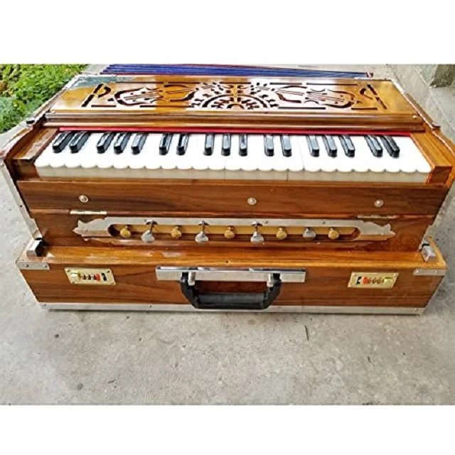 Teak Wood Palitana Reed Portable Harmonium Kolkata Made Indian ...