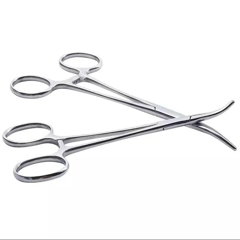 Surgical Straight/curved Hemostatic Mosquito Forceps Hemostat Reusable