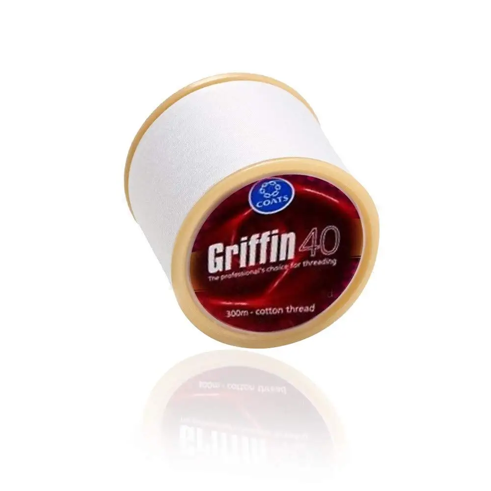 Griffin Eyebrow Threading Cotton Thread Spools White 300m Hair Remover