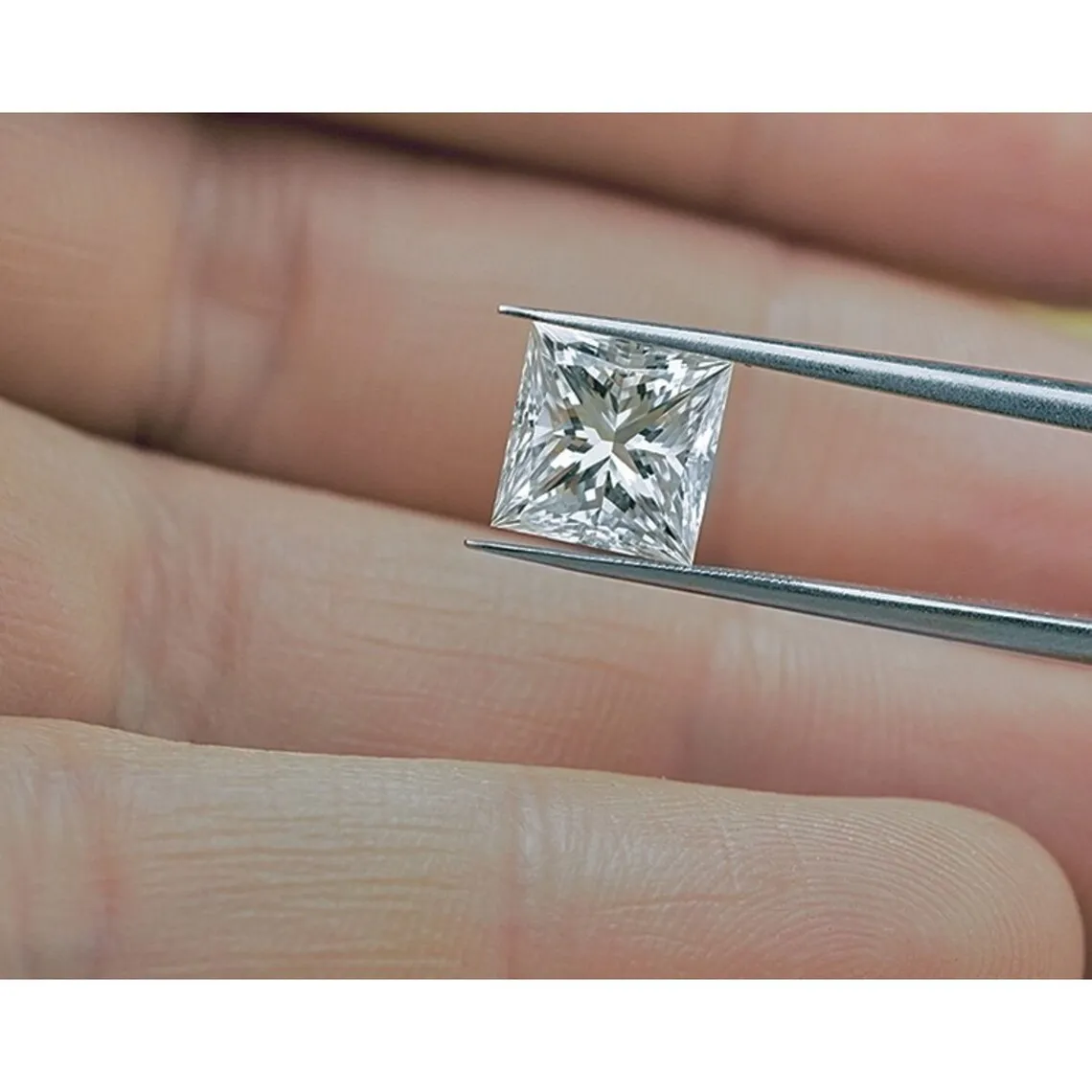 4.75mm White Princess Lab Grown Diamond Loose For Ring Lab Grown