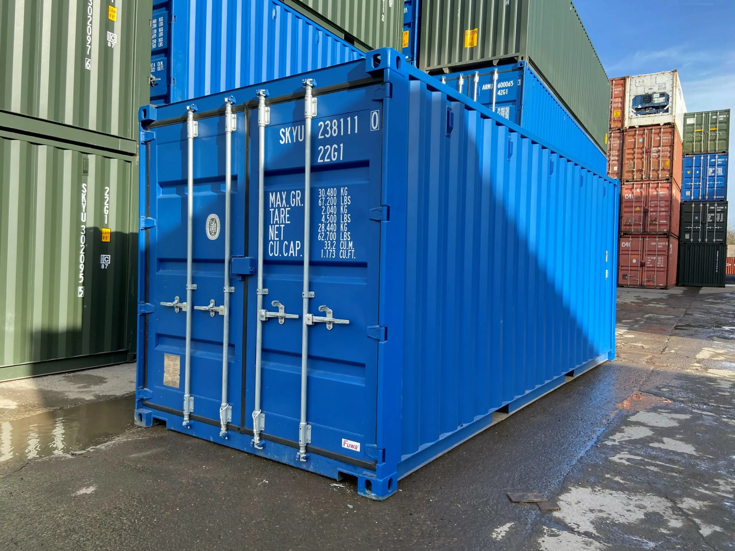 High Cube Shipping Container New And Csc Certified 40ft Top Accessories Tia Oem Sea Steel Logo