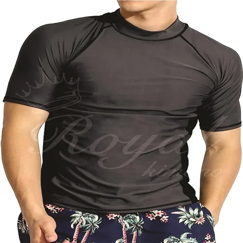 Customized Short Sleeve Rash Guard 240 Gsm Fully Sublimation Wholesale