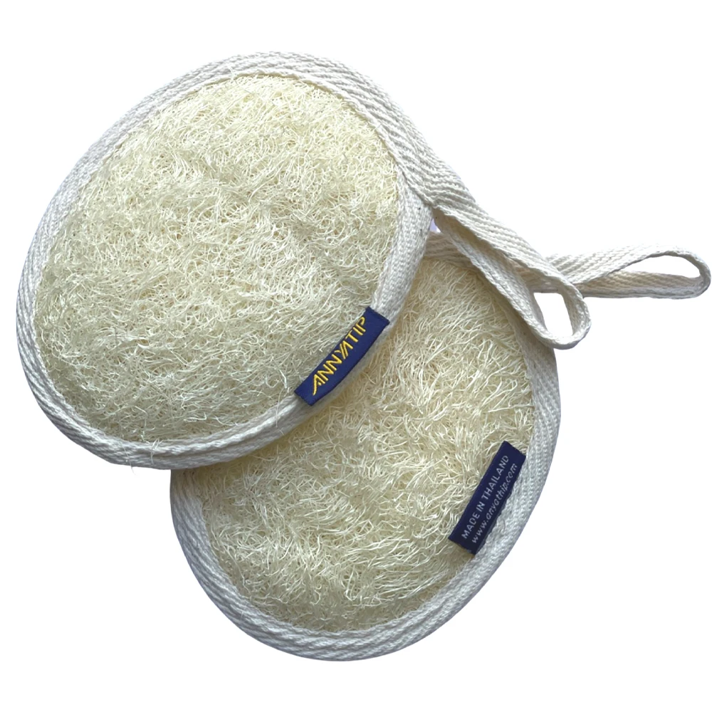 Luffa Scrubber Natural From Thailand Body Skin Clear Exfoliating