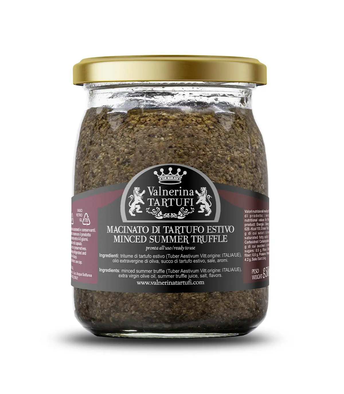 500g Minced Pure Black Summer Truffle Aestivum In Evo And Truffle Juice