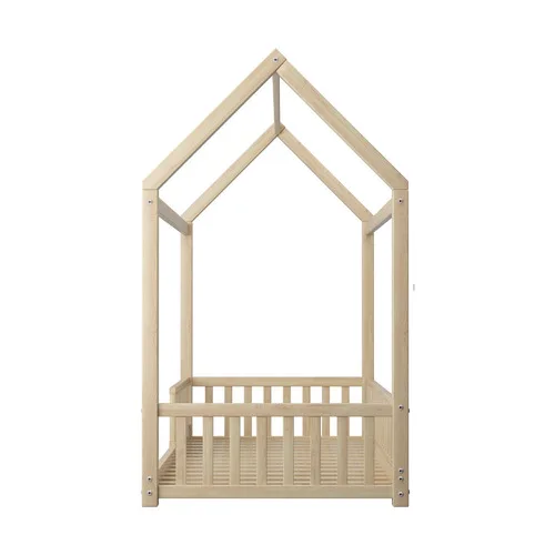 Cristo Solid Wooden Kids Bed With Natural Finish For Kids Bedroom Buy