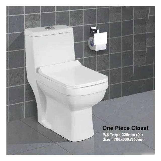 One Piece White Ceramic Sanitaryware Wc Toilet Seat Europa105 Modern