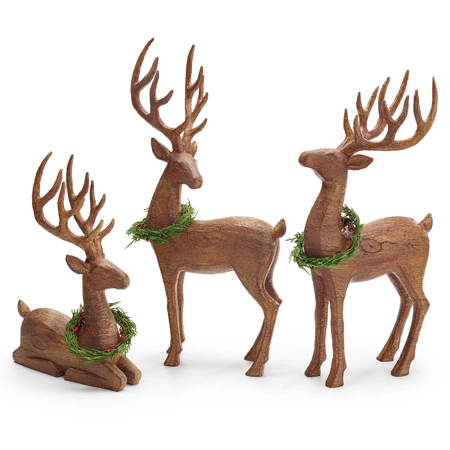 For Sale 2023 Metal Reindeer Decorative Accent In Gold Color For Home