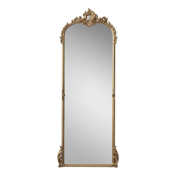 Arch Antique Full Length Large Gold Frame Mirror Antique Classical