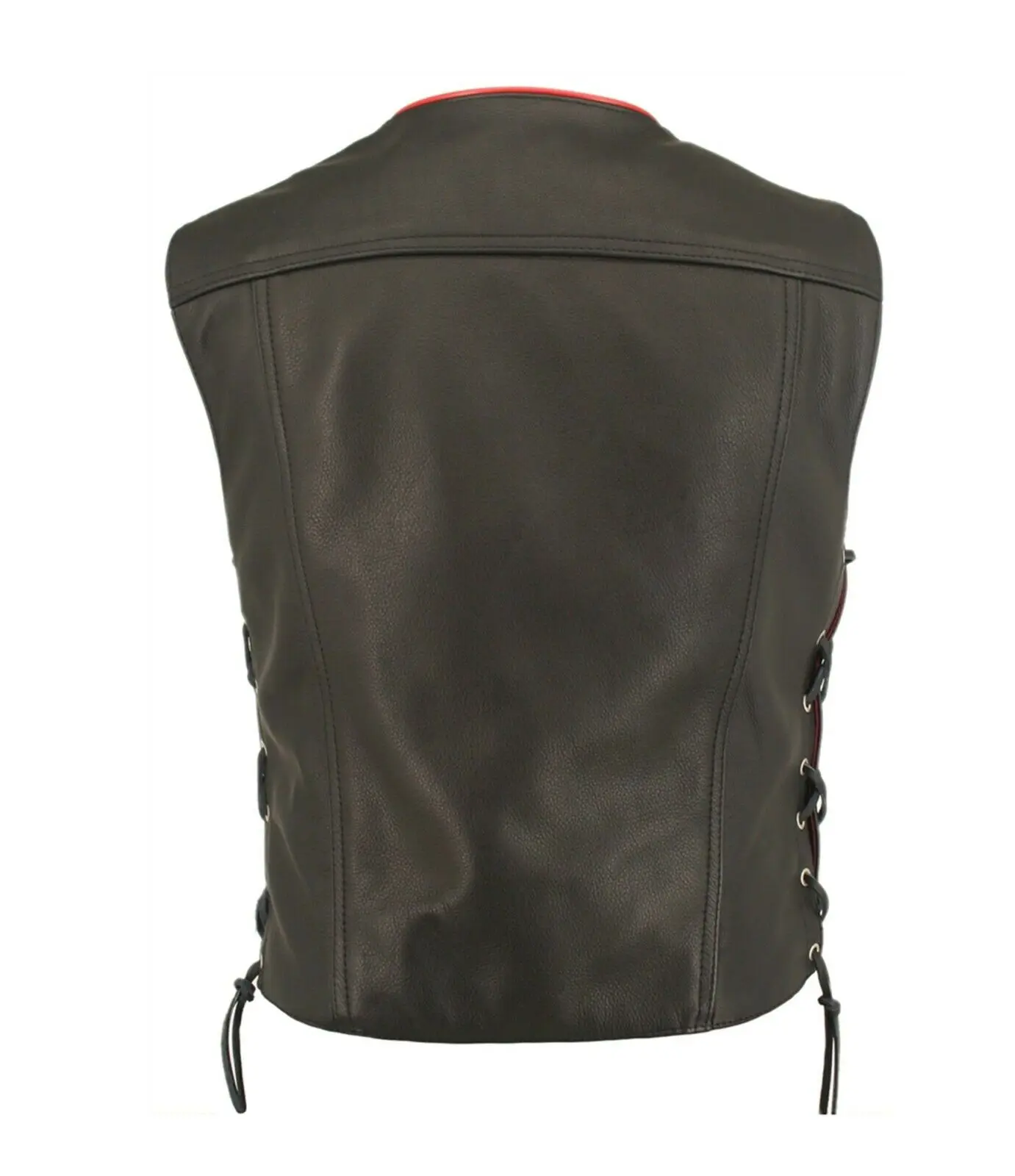 Motorcycle Vest Leather Custom Motorbike Waistcoat Biker Leather Vest