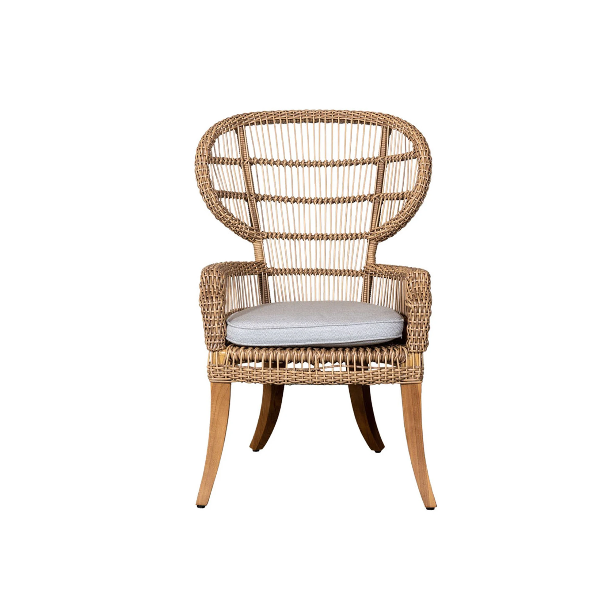 Rattan Lounge Chair Solid Teak Wood Outdoor Best Cushion Karin Buy