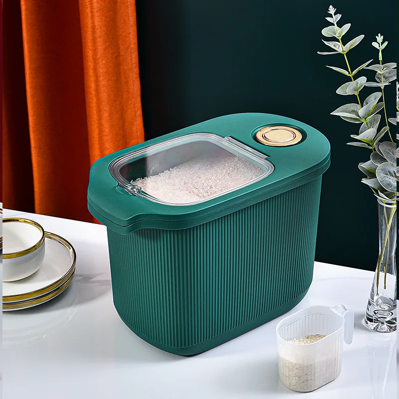 Large Capacity 5kg 10kg Rice Bucket Kitchen Household Insect - Proof ...