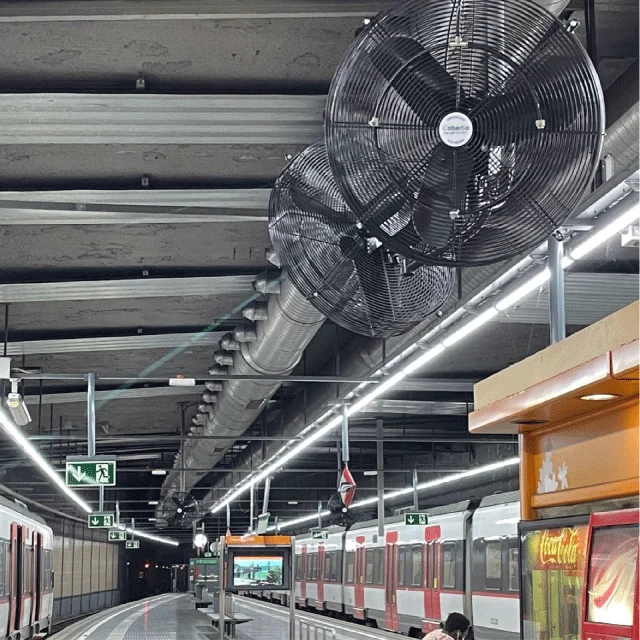 High-pressure Industrial Misting Fan, 220V, Wall - detail 8