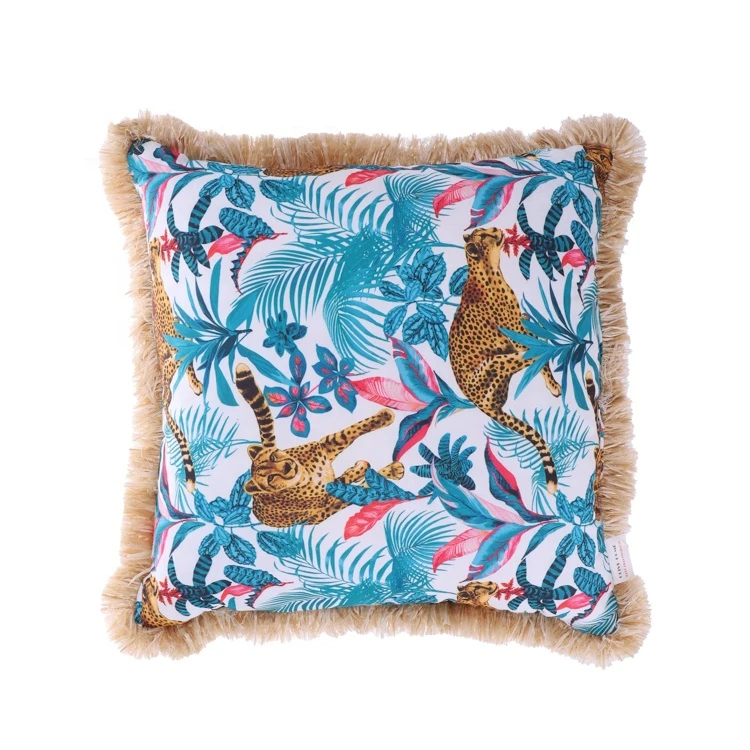 Factory Price Free Sample Design Custom Printed Square Sofa Outdoor