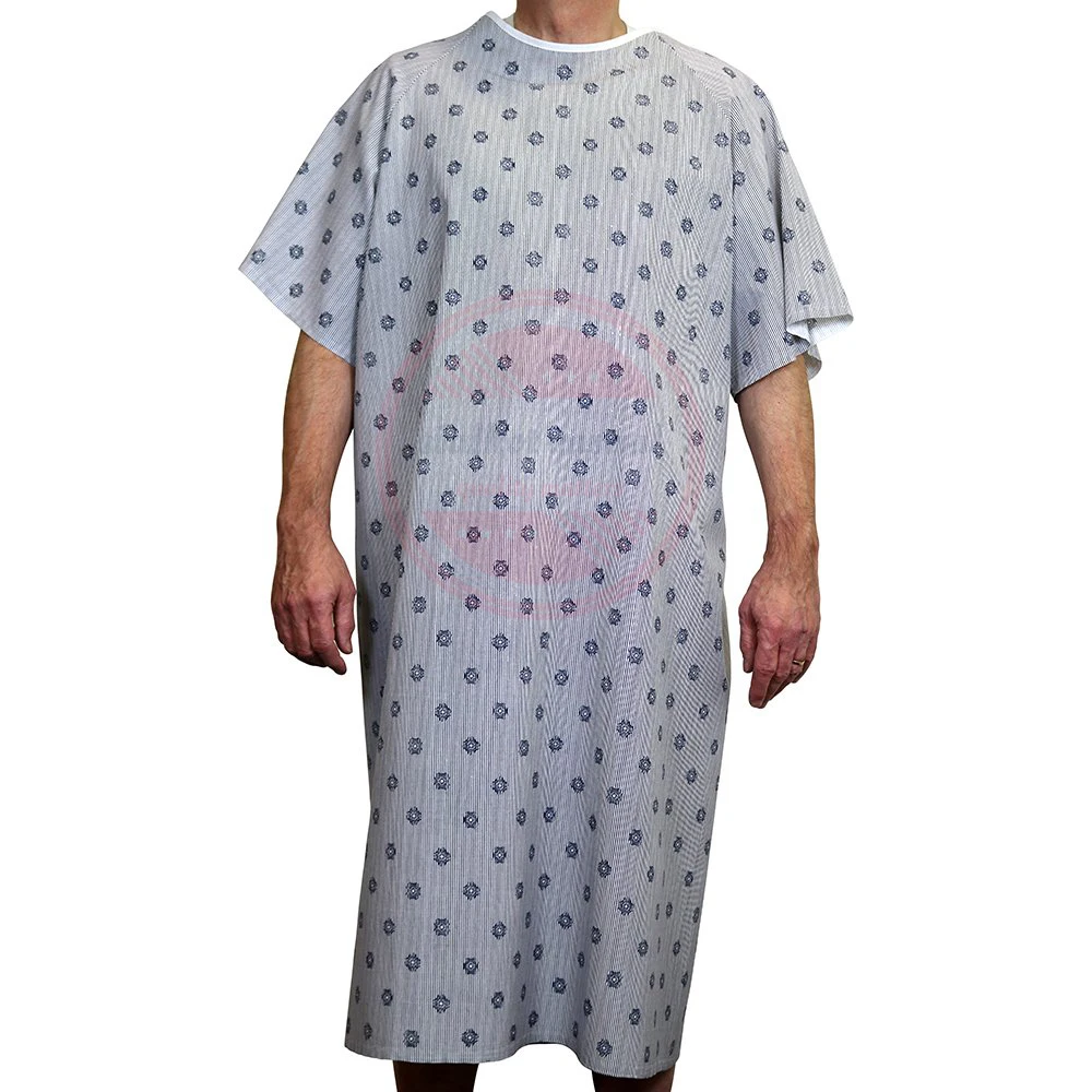 Patient Gown For Hospital High Quality Loose Hospital Patient Printed