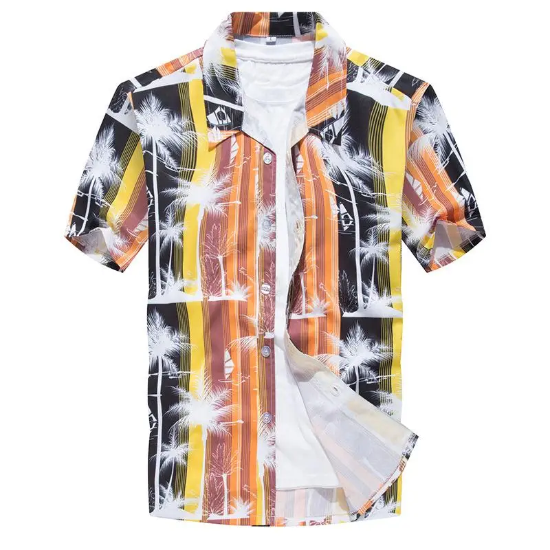 Premium Quality Men Beach Shirt Custom Fashion Summer Hawaiian Style Loose  Short Sleeve Flower Print Rayon Floral Wholesale Odm - Buy Men's Shirts  Shirts For Men Olympics Shirt Off White Custom Shirt