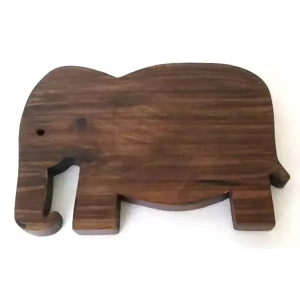 Personalised Round Wood Cutting Board Epicurean Chopping Board Custom