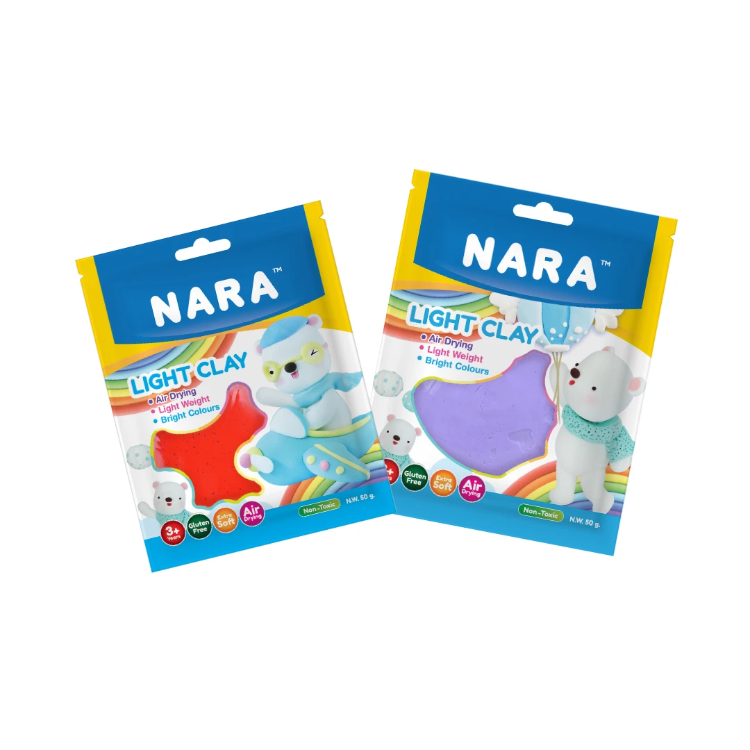 Super Soft Air dry Foam Clay Light Clay By Nara 50g safe For Kids Non Super Soft Air dry Foam Clay Light Clay By Nara 50g safe For Kids Non