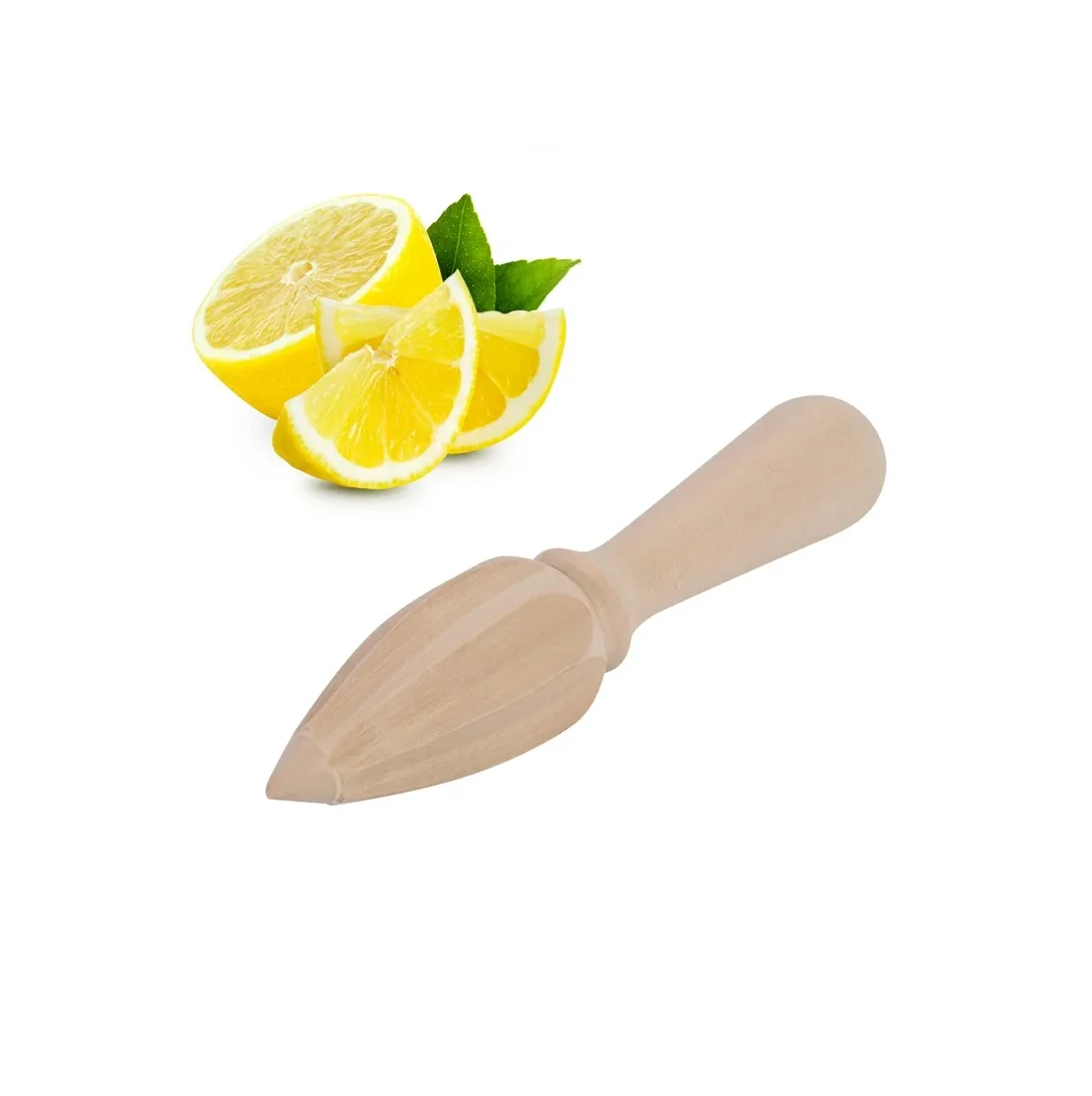 Eco Friendly Wooden Hand Lemon Press Manual Juicer Fruit Reamers Design
