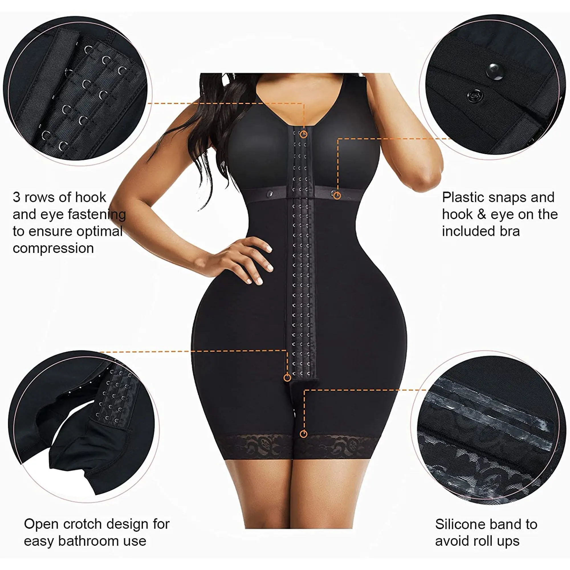 Tummy Control Corset Girdle Shapewear Body Shaper And Wholesale Plus