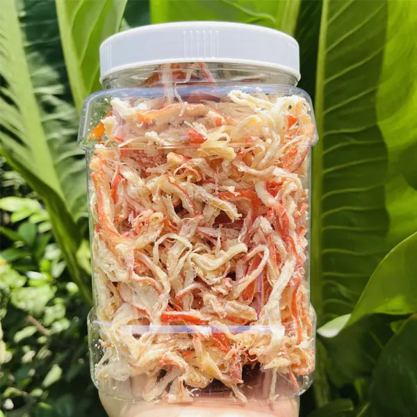Dried Shredded Squid Snack Is Made From 100% Fresh Squid Sweet & Spicy